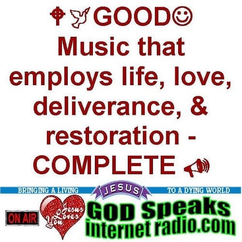 GOD Speaks internet Radio